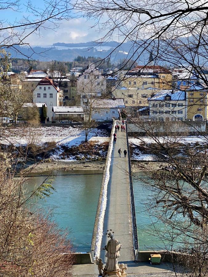 Ferienwohnung An Der Idyllischen Salzachschleife Naehe Salzburg Laufen Buitenkant foto